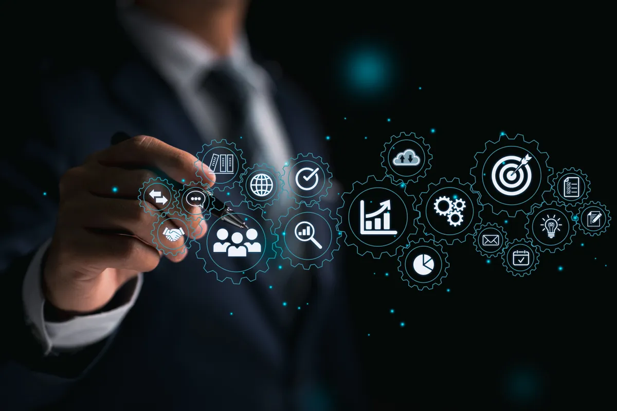 Automated email workflow running nurture sequences while the marketing team sleeps